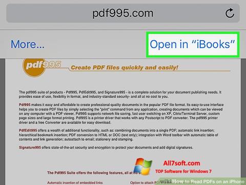Captura de pantalla Pdf995 para Windows 7