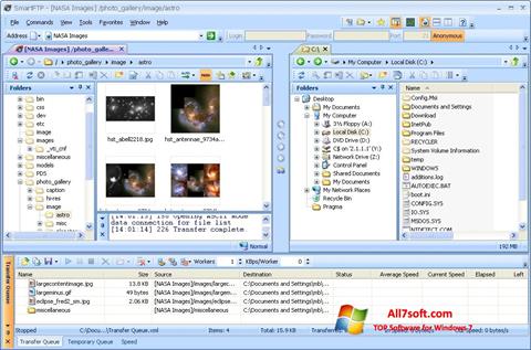 Captura de pantalla SmartFTP para Windows 7