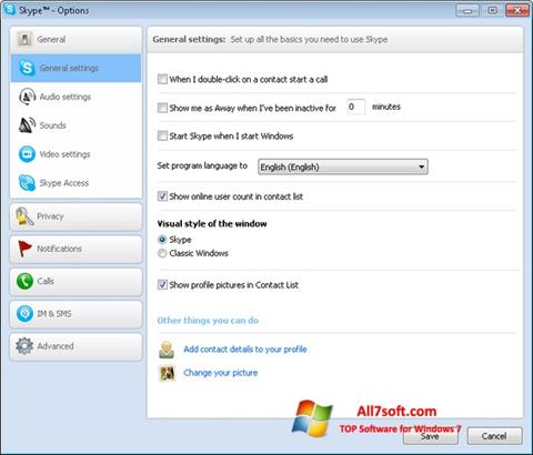 Captura de pantalla Skype Setup Full para Windows 7