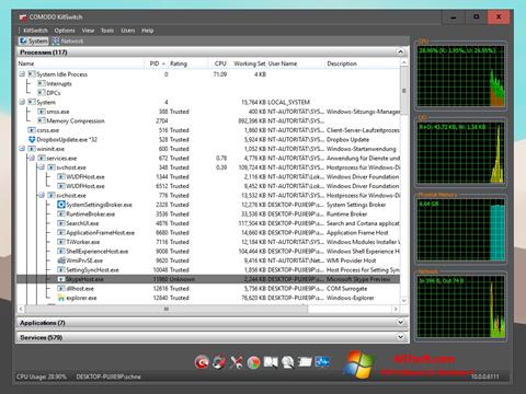 Captura de pantalla Comodo Cleaning Essentials para Windows 7