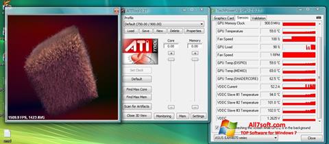 Captura de pantalla ATITool para Windows 7