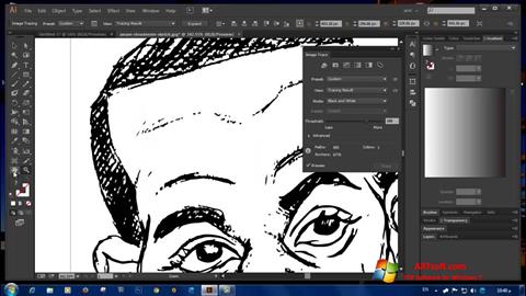 Captura de pantalla Adobe Illustrator CC para Windows 7