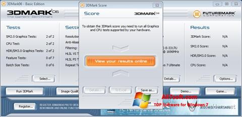 Captura de pantalla 3DMark06 para Windows 7