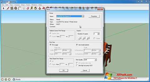 Captura de pantalla SketchUp Make para Windows 7