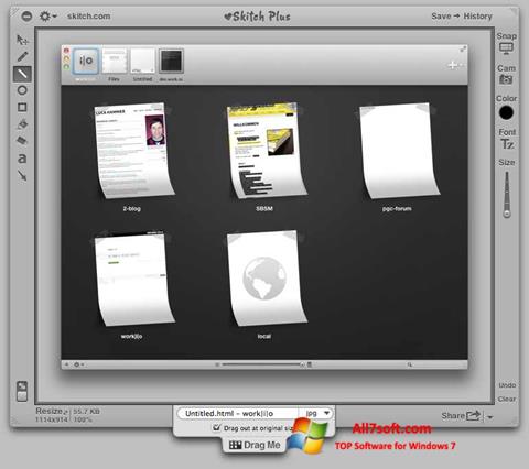 Captura de pantalla Skitch para Windows 7