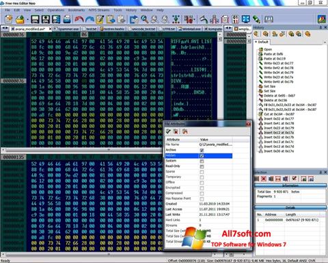 Captura de pantalla Hex Editor Neo para Windows 7