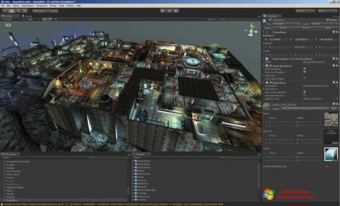 Captura de pantalla Unity 3D para Windows 7
