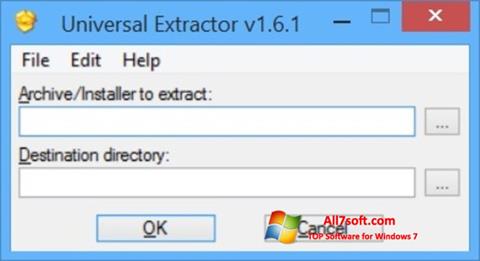 Captura de pantalla Universal Extractor para Windows 7
