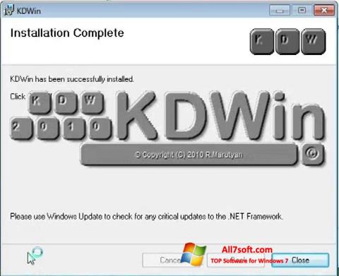 Captura de pantalla KDWin para Windows 7
