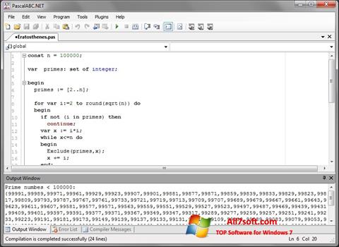 Captura de pantalla Pascal ABC para Windows 7