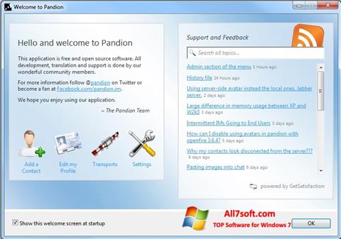Captura de pantalla Pandion para Windows 7