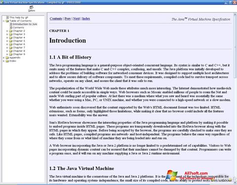 Captura de pantalla Java Virtual Machine para Windows 7