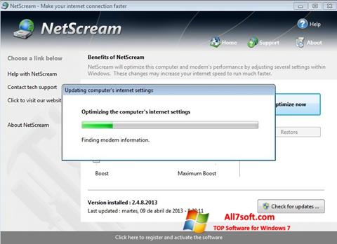 Captura de pantalla NetScream para Windows 7