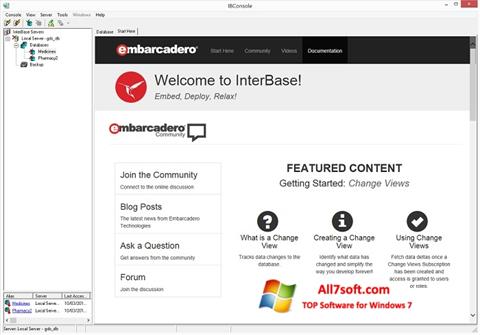 Captura de pantalla InterBase para Windows 7