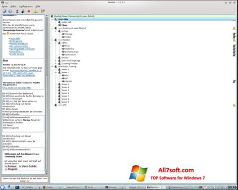 Captura de pantalla Mumble para Windows 7