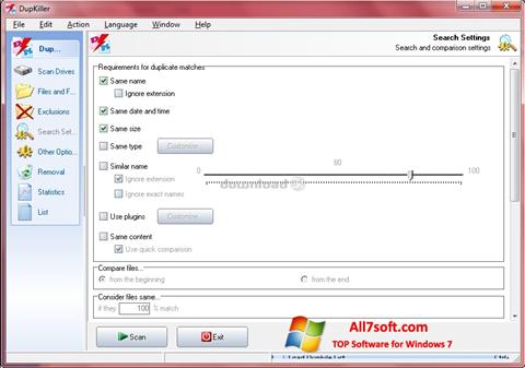 Captura de pantalla DupKiller para Windows 7