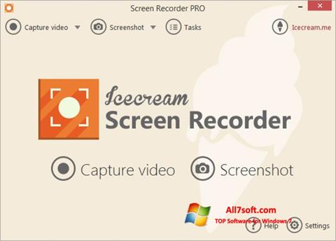 Captura de pantalla Icecream Screen Recorder para Windows 7