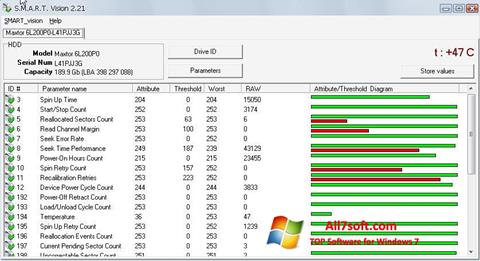 Captura de pantalla S.M.A.R.T. Vision para Windows 7