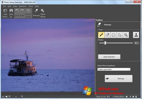 Captura de pantalla Photo Stamp Remover para Windows 7