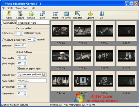 Captura de pantalla SnapShot para Windows 7