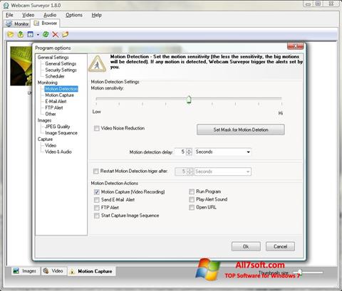Captura de pantalla Webcam Surveyor para Windows 7