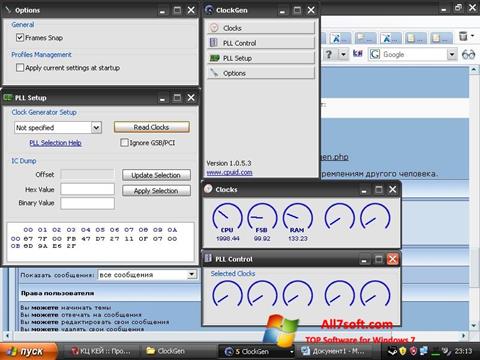 Captura de pantalla ClockGen para Windows 7