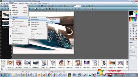 Captura de pantalla PhotoFiltre Studio X para Windows 7