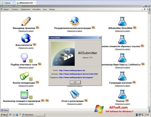 Captura de pantalla AllSubmitter para Windows 7