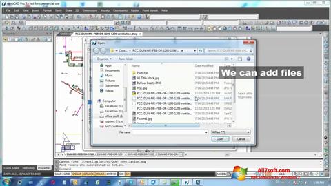 Captura de pantalla nanoCAD para Windows 7