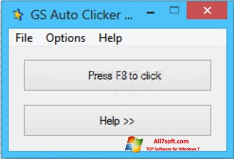 Captura de pantalla GS Auto Clicker para Windows 7