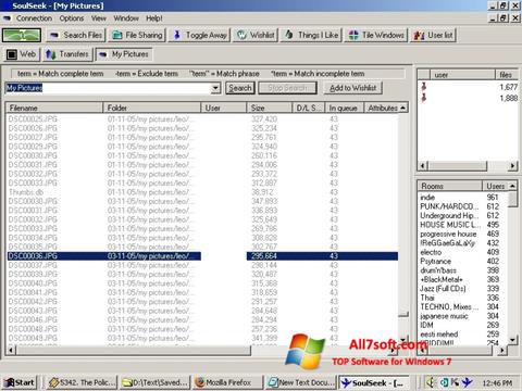 Captura de pantalla Soulseek para Windows 7