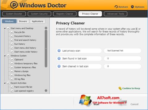 Captura de pantalla Windows Doctor para Windows 7