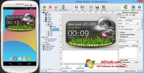 Captura de pantalla XWidget para Windows 7