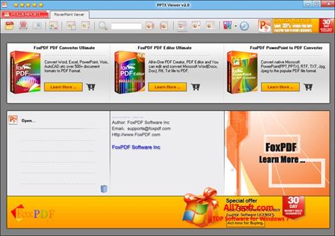 Captura de pantalla PPTX Viewer para Windows 7