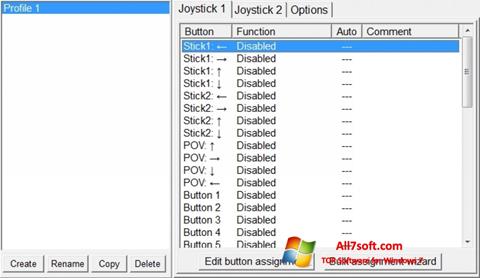 Captura de pantalla JoyToKey para Windows 7