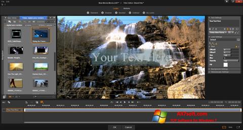 Captura de pantalla Pinnacle Studio para Windows 7