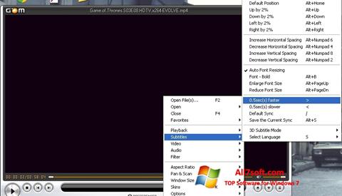 Captura de pantalla GOM Player para Windows 7
