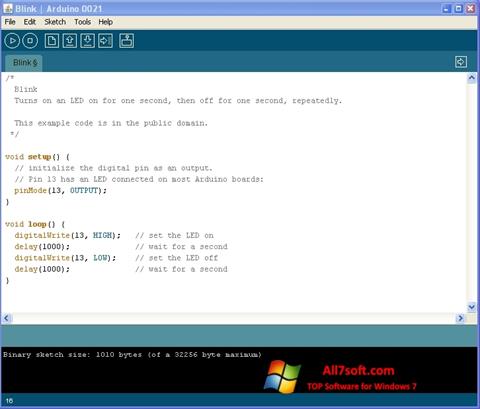 Captura de pantalla Arduino para Windows 7