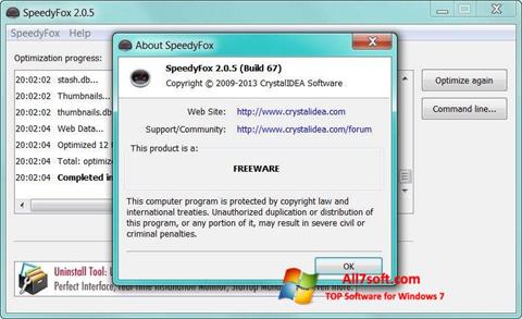 Captura de pantalla SpeedyFox para Windows 7
