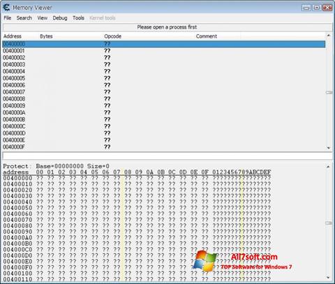 Captura de pantalla Cheat Engine para Windows 7