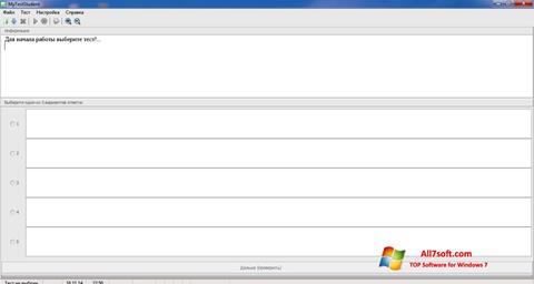 Captura de pantalla MyTestStudent para Windows 7