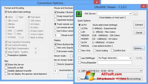 Captura de pantalla UltraVNC para Windows 7