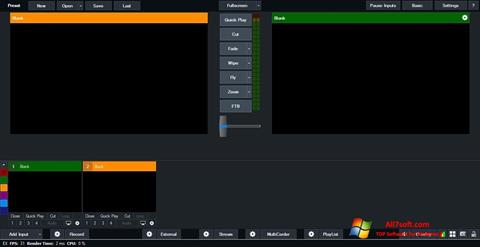 Captura de pantalla vMix para Windows 7