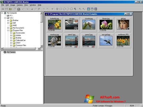 Captura de pantalla Olympus Master para Windows 7
