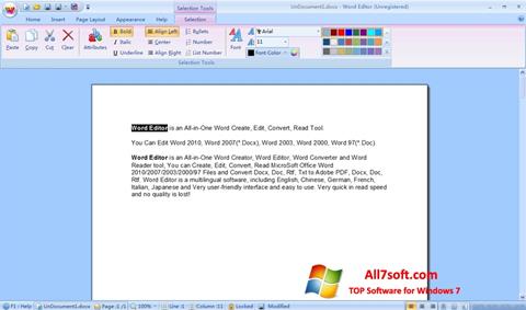 Captura de pantalla DocX Reader para Windows 7