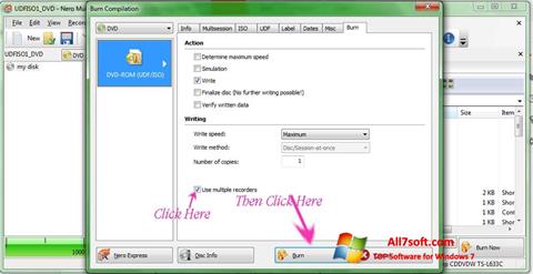 Captura de pantalla Nero Image Drive para Windows 7