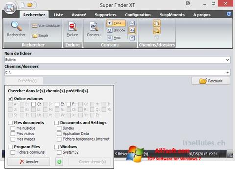 Captura de pantalla Super Finder XT para Windows 7