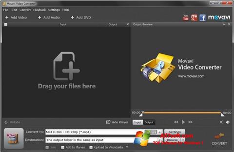 Captura de pantalla Movavi Video Converter para Windows 7