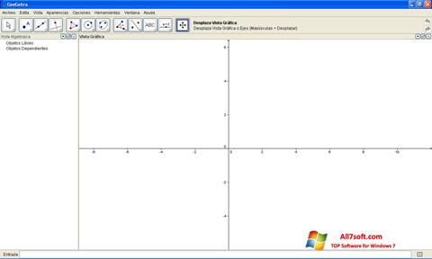 Captura de pantalla GeoGebra para Windows 7