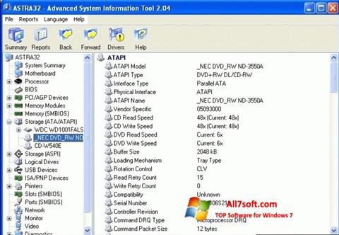 Captura de pantalla ASTRA32 para Windows 7